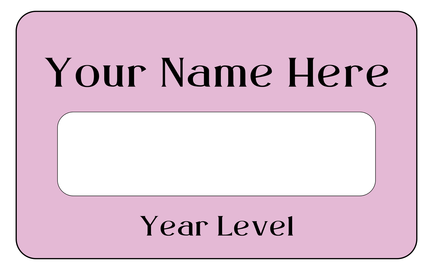 Back to School Book Labels